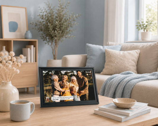 Nooit meer een gemiste foto van de kleinkinderen: zo werkt de digitale fotolijst