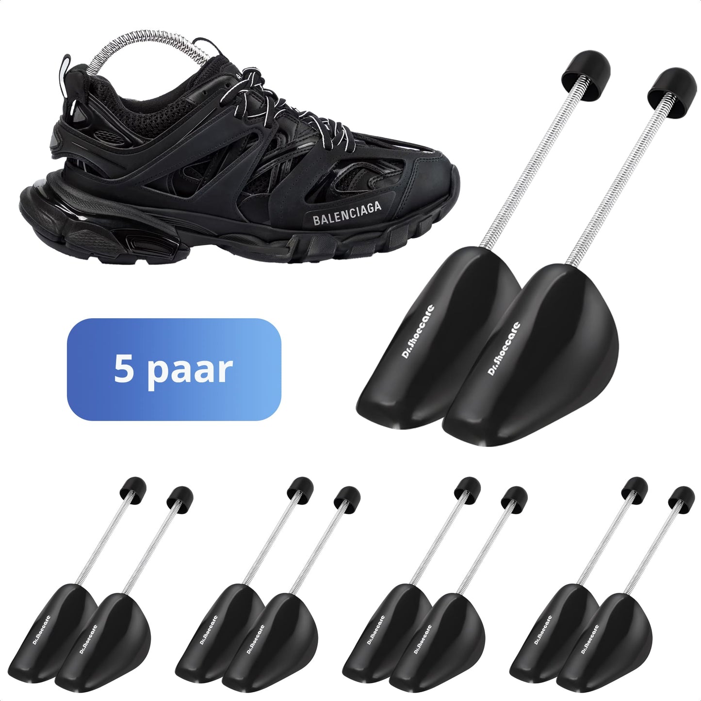 5 pack Schoenspanners