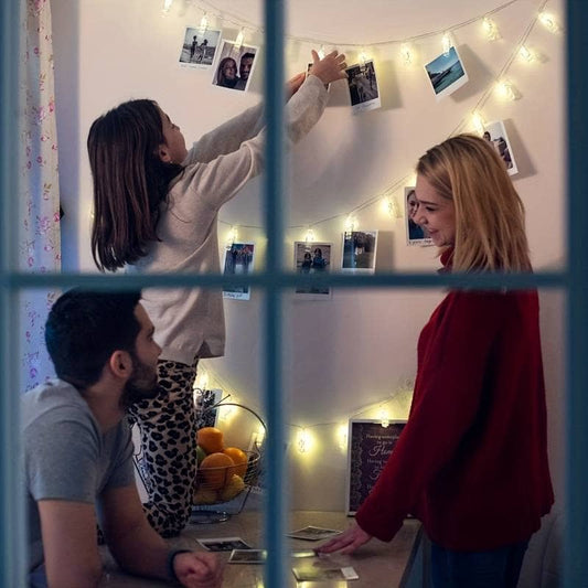 Fotoslinger met verlichting - 6 meter & 40 LED